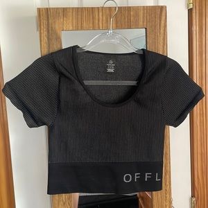 Aerie offline sidewalk seamless ribbed crop top